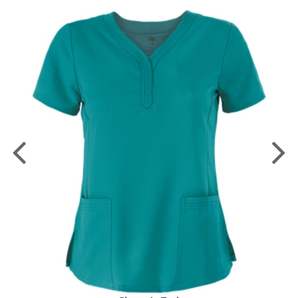 Healing Hands Purple Label Teal Scrubs Set Small
